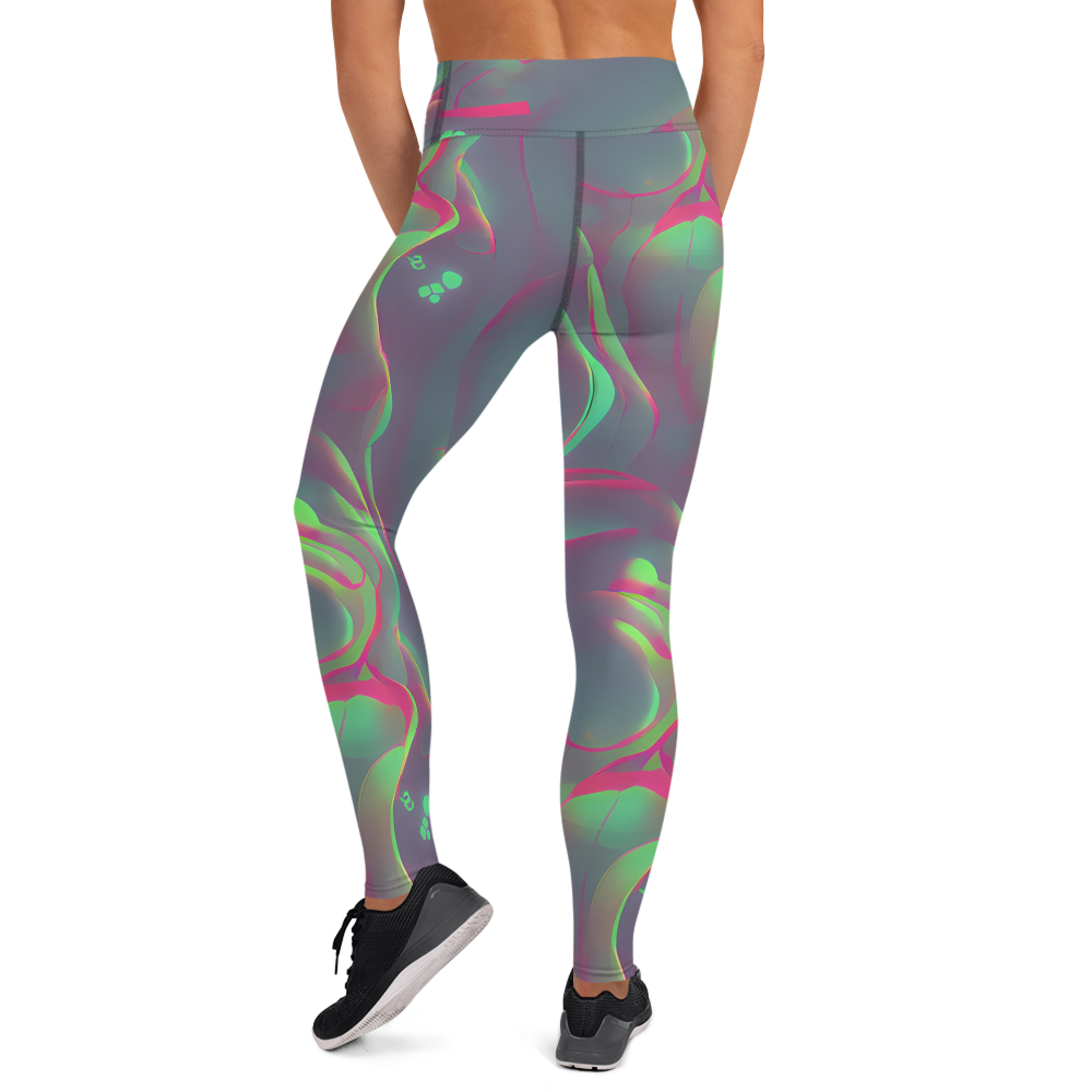 Yoga Leggings - Neon Whisper