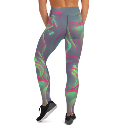 Yoga Leggings - Neon Whisper