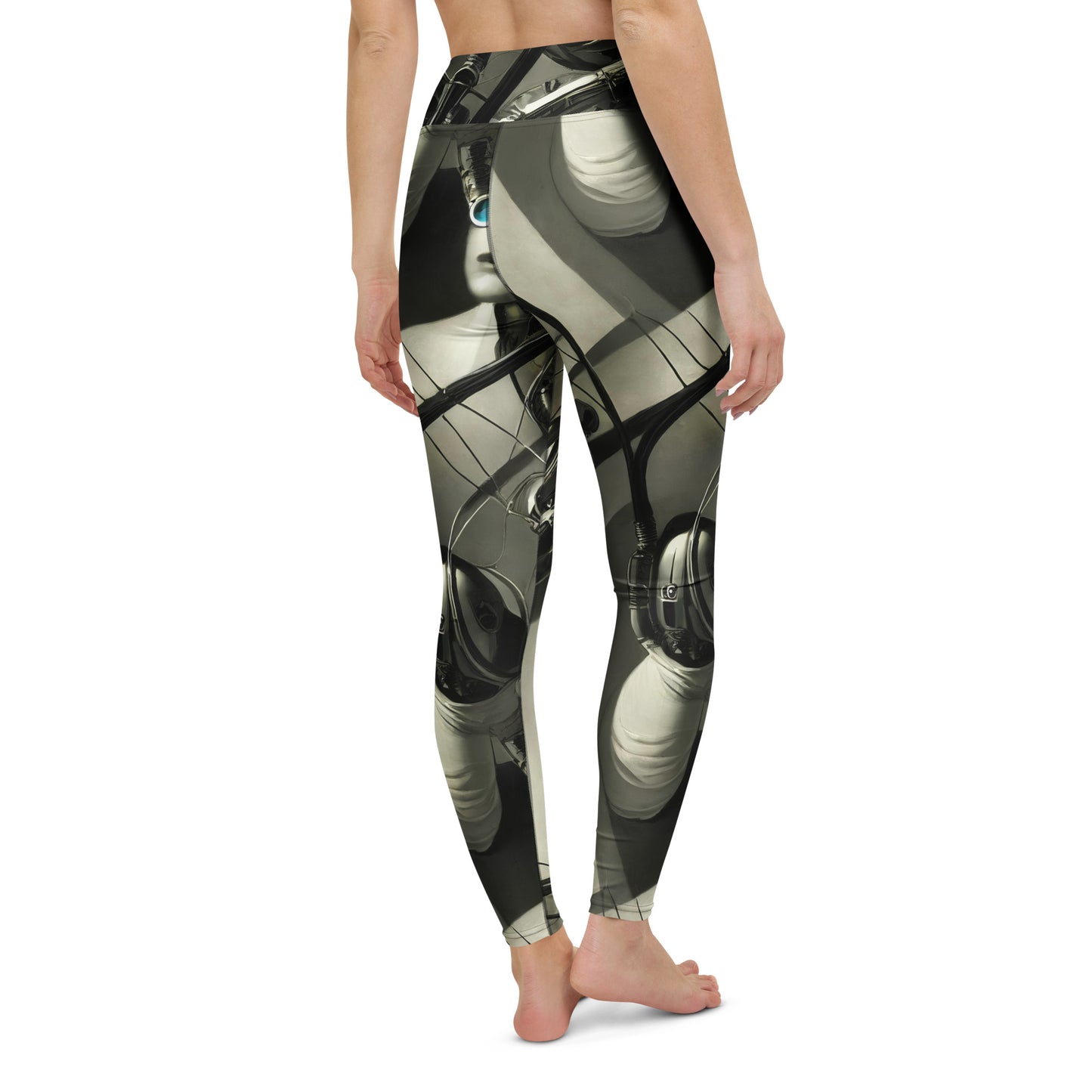 Yoga Leggings - Cyber Reverie