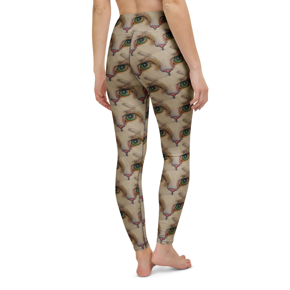 Yoga Leggings - Emerald Gaze