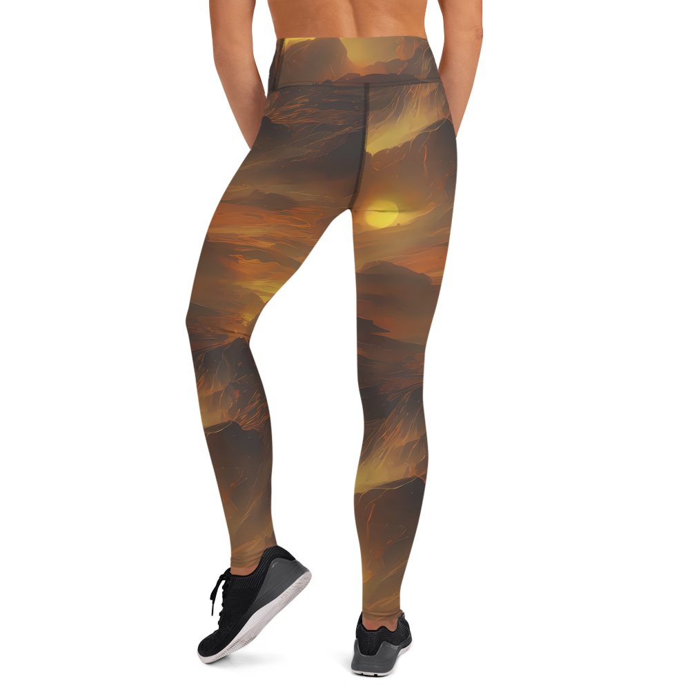 Yoga Leggings - Sunset Shores