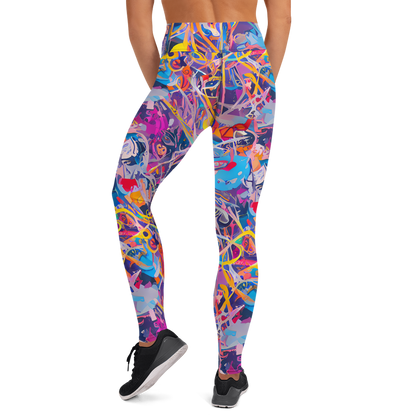 Yoga Leggings - Vibrant Fusion