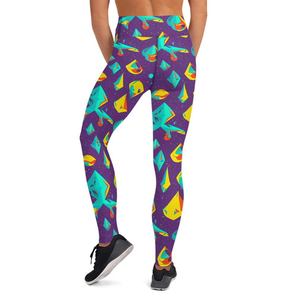 Yoga Leggings - Cascading Prism