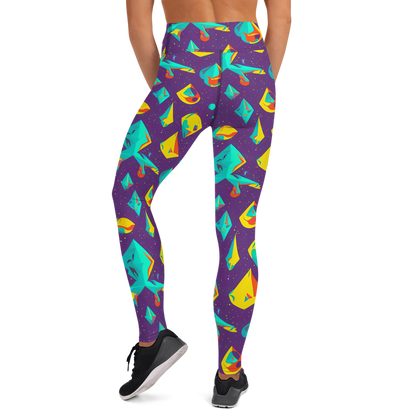 Yoga Leggings - Cascading Prism