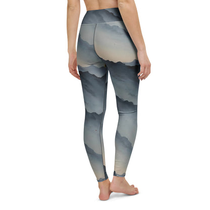 Yoga Leggings - Misty Mountain Harmony