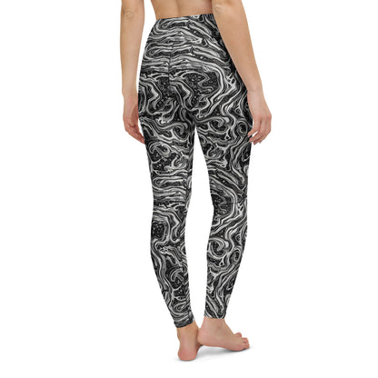 Yoga Leggings - Whirlpool Echo