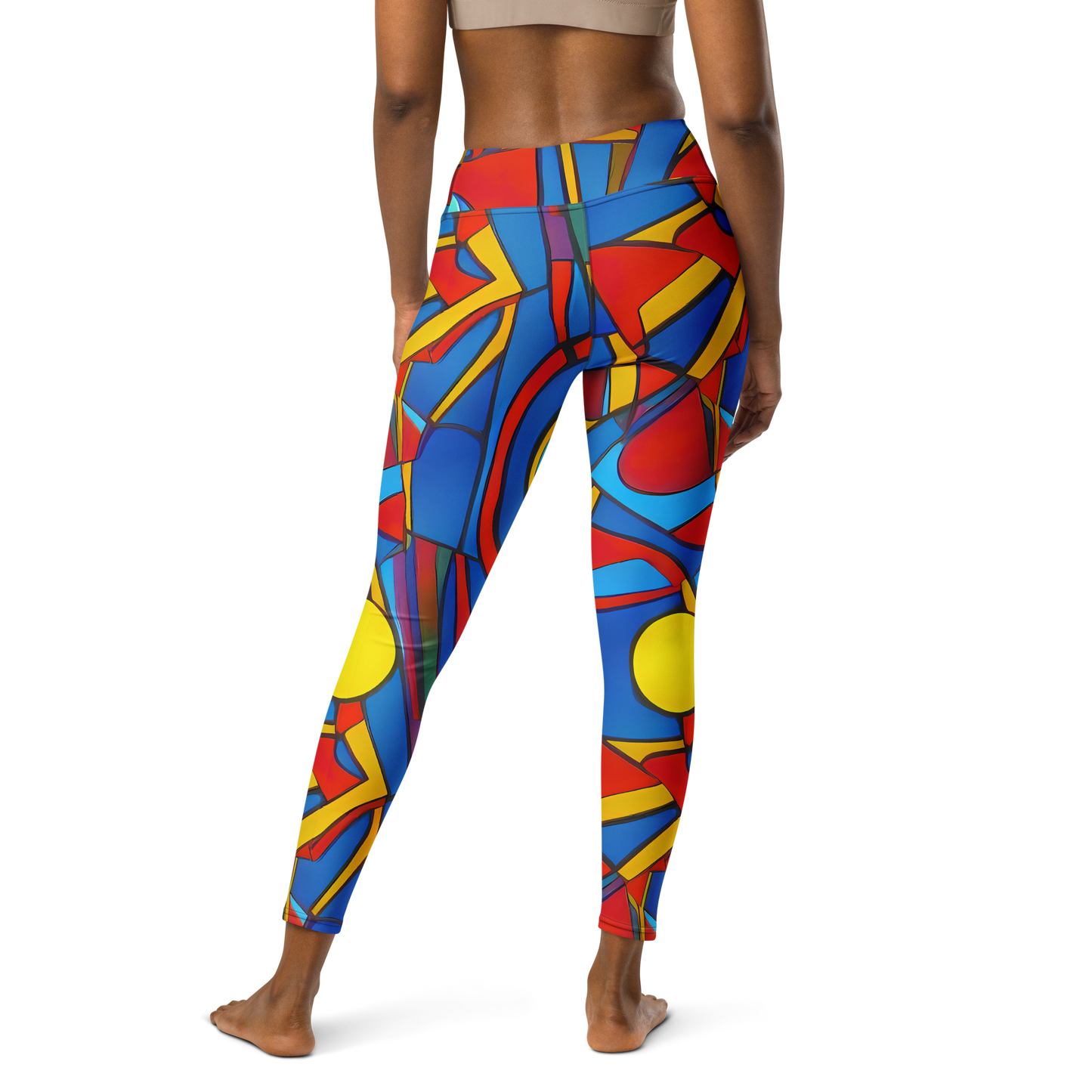 Yoga Leggings - Mondrian Maze