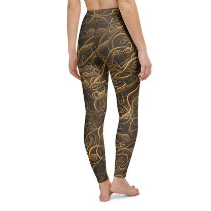 Yoga Leggings - Gilded Reverie