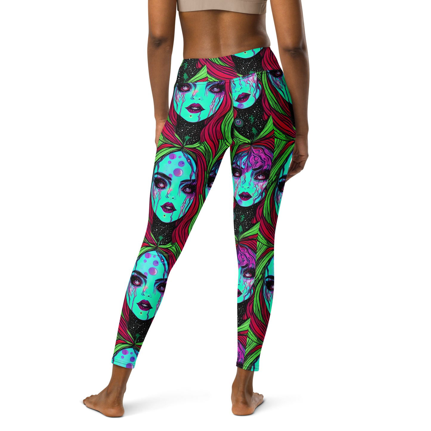 Yoga Leggings - Luminous Nightfall