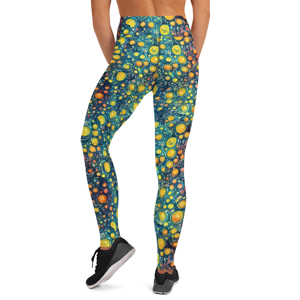 Yoga Leggings - Starry Orbits