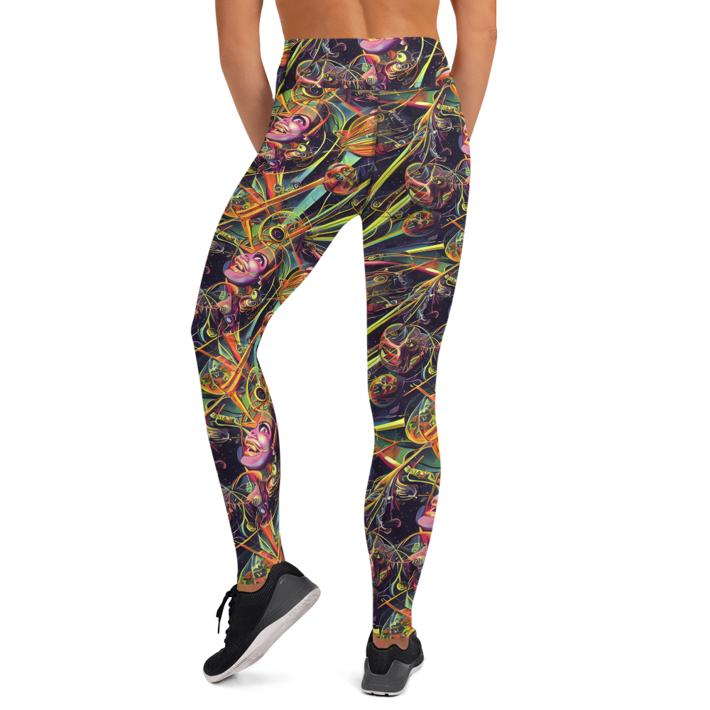 Yoga Leggings - Psychedelic Deep Space