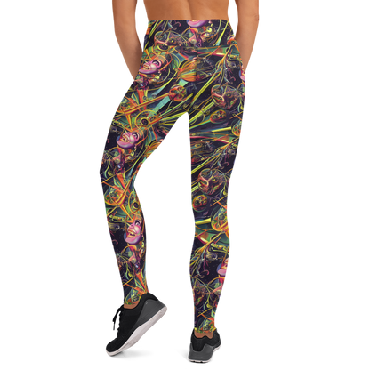 Yoga Leggings - Psychedelic Deep Space