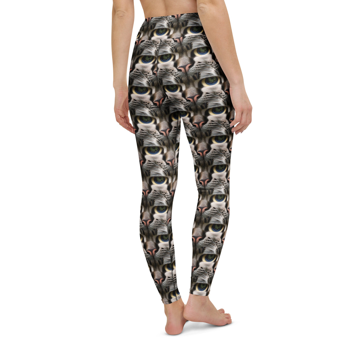 Yoga Leggings - Feline Mirage