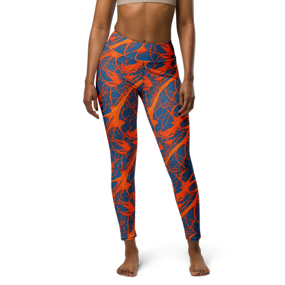 Yoga Leggings - Nautical Ember