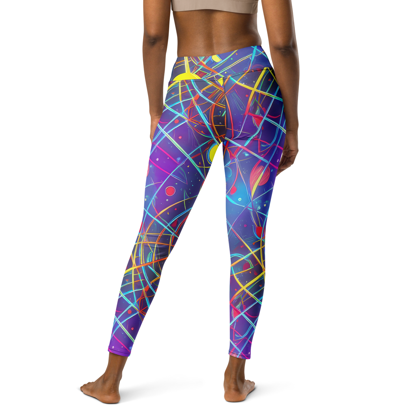 Yoga Leggings - Quantum Lattice