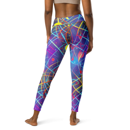 Yoga Leggings - Quantum Lattice