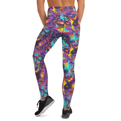 Yoga Leggings - Hutty Nebula