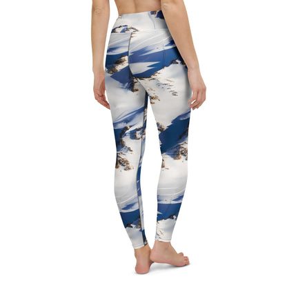 Yoga Leggings - Snowlit Peaks