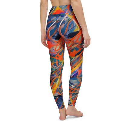 Yoga Leggings - Vivid Tangle