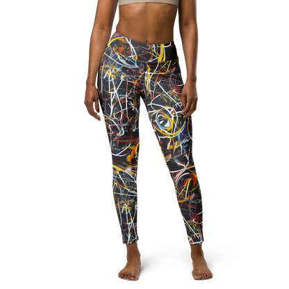 Yoga Leggings - Brown Surge