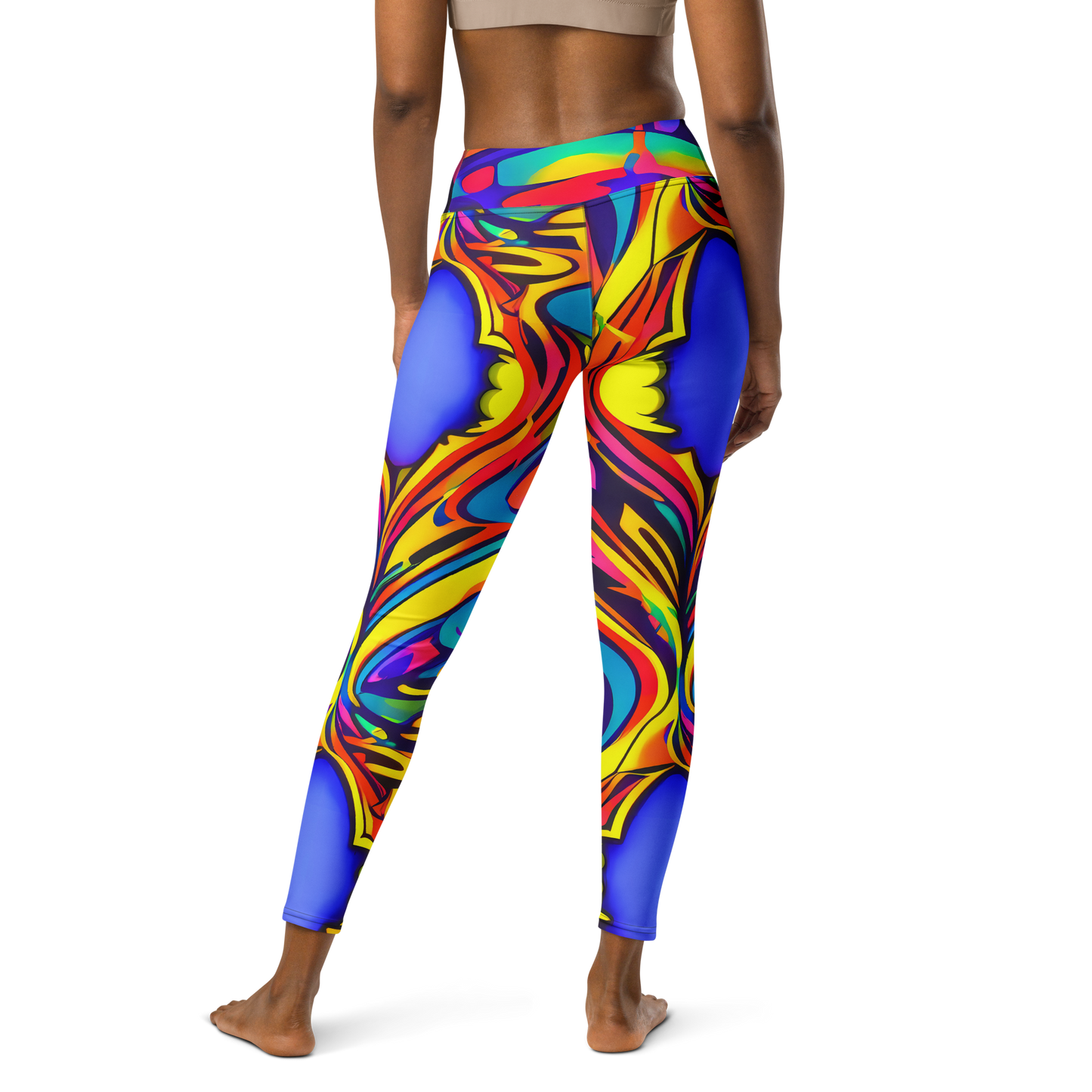 Yoga Leggings - Electric Ecstasy