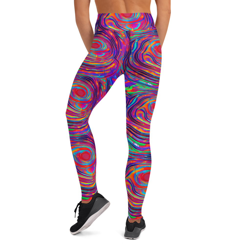 Yoga Leggings - Quantum Spiral