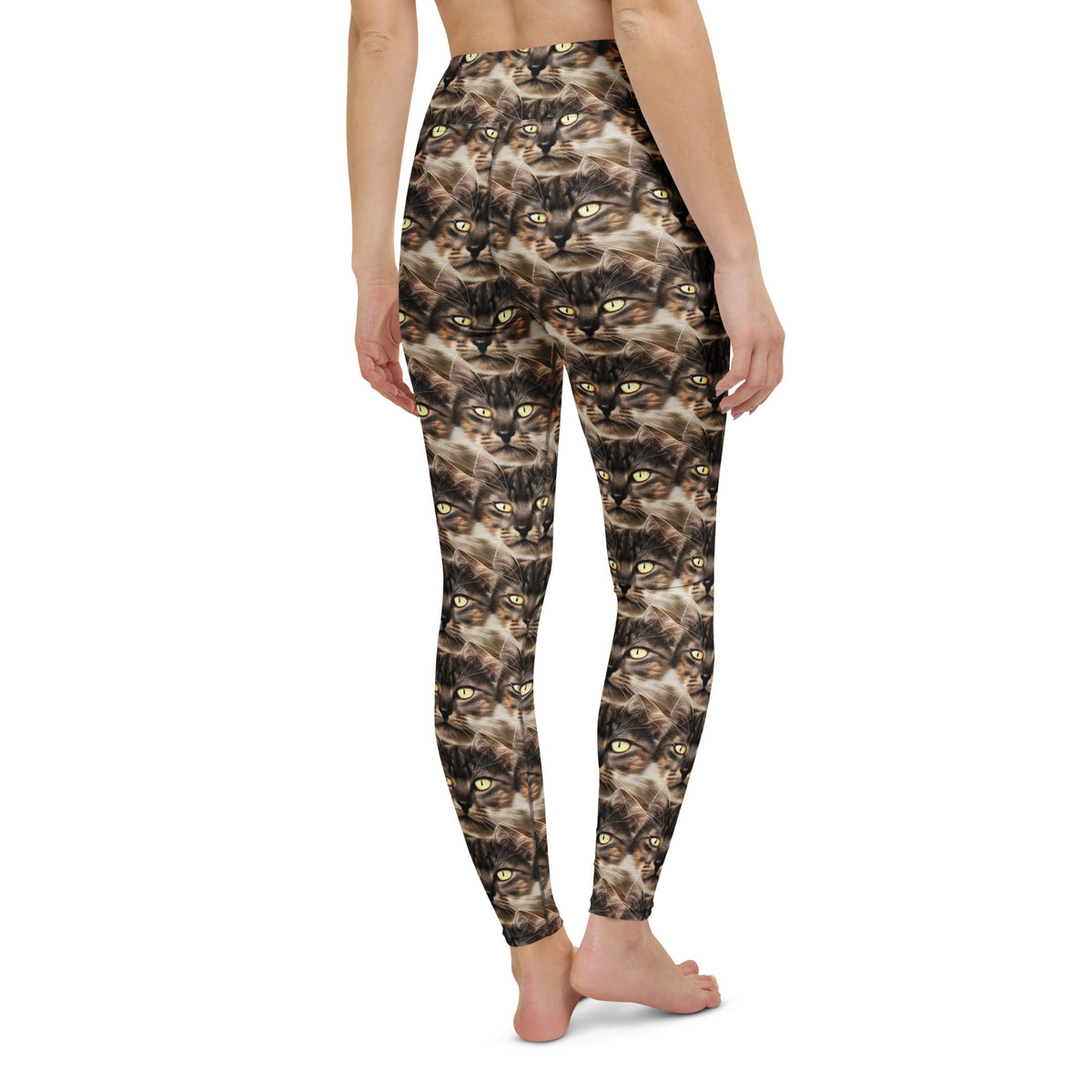 Yoga Leggings - Feline Reverie