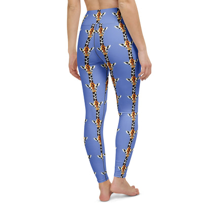 Yoga Leggings - Giraffe Glow