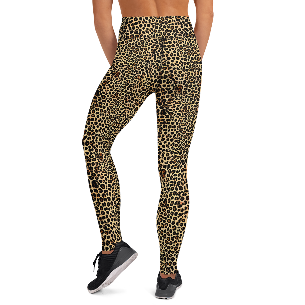 Yoga Leggings - Cheetah Mosaic