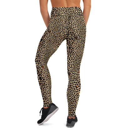 Yoga Leggings - Cheetah Mosaic