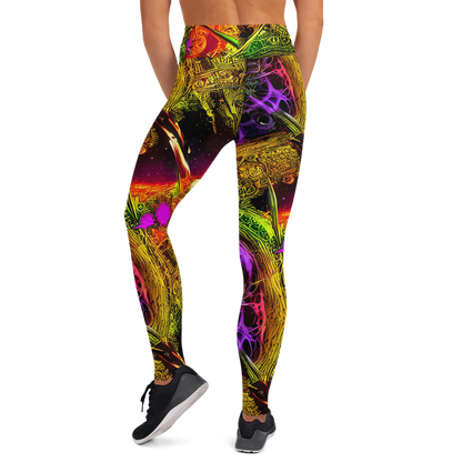 Yoga Leggings - Neon Glyphworks