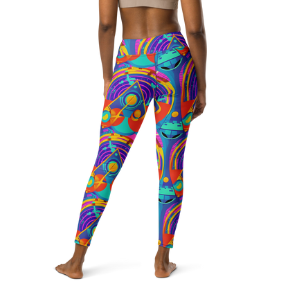 Yoga Leggings - Blast of Color