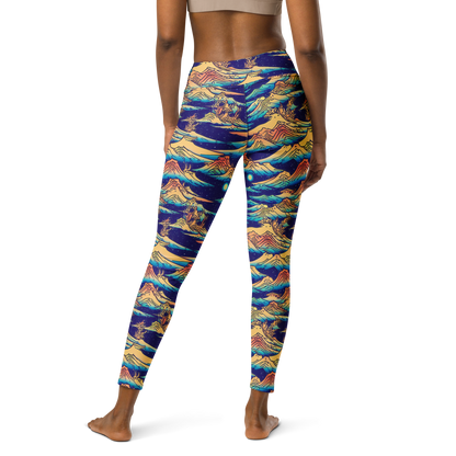 Yoga Leggings - Mystical Mountain Mirage