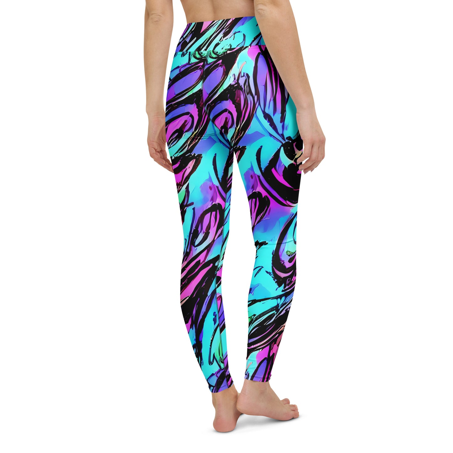 Yoga Leggings - Gemstone Rush