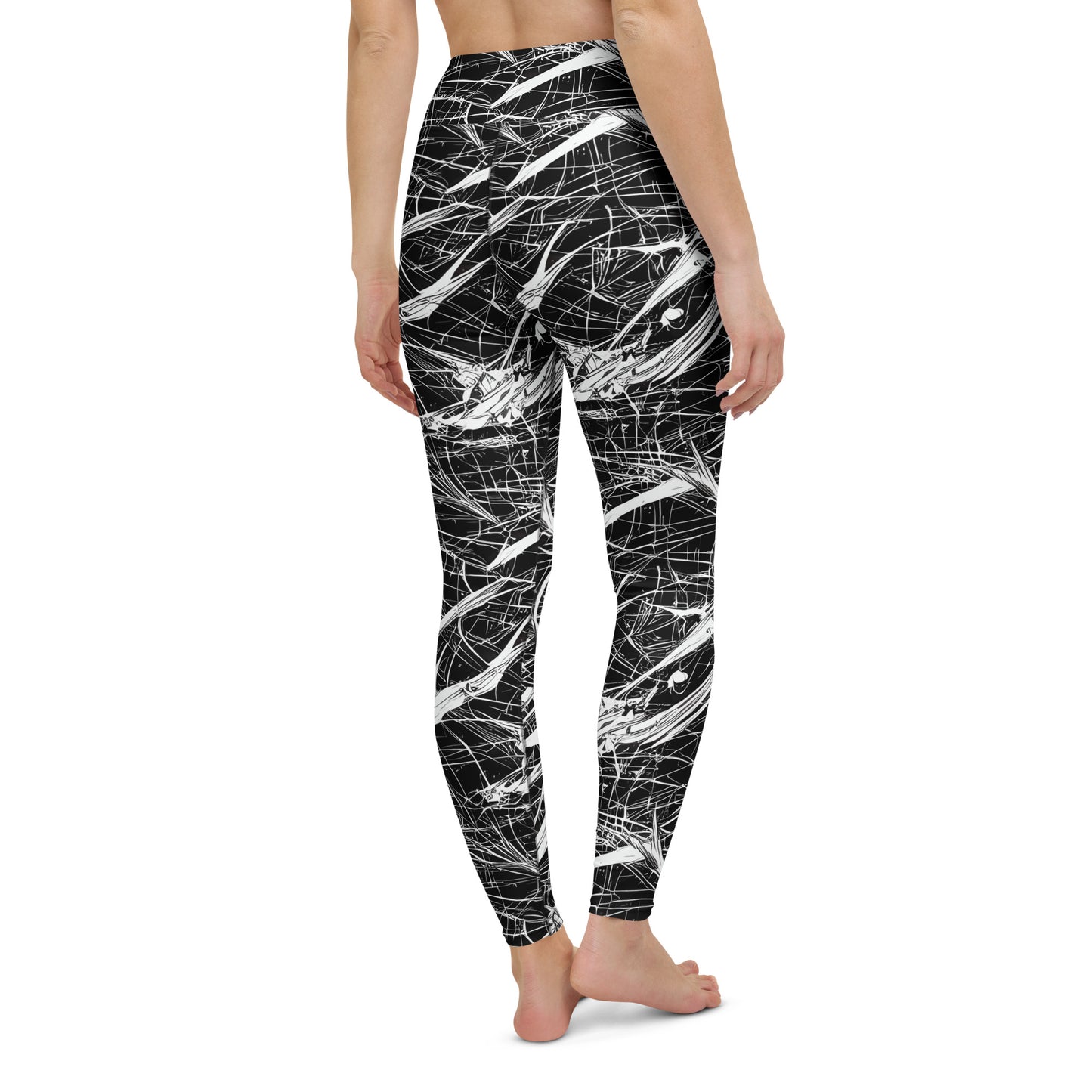 Yoga Leggings - Stormy Serenity