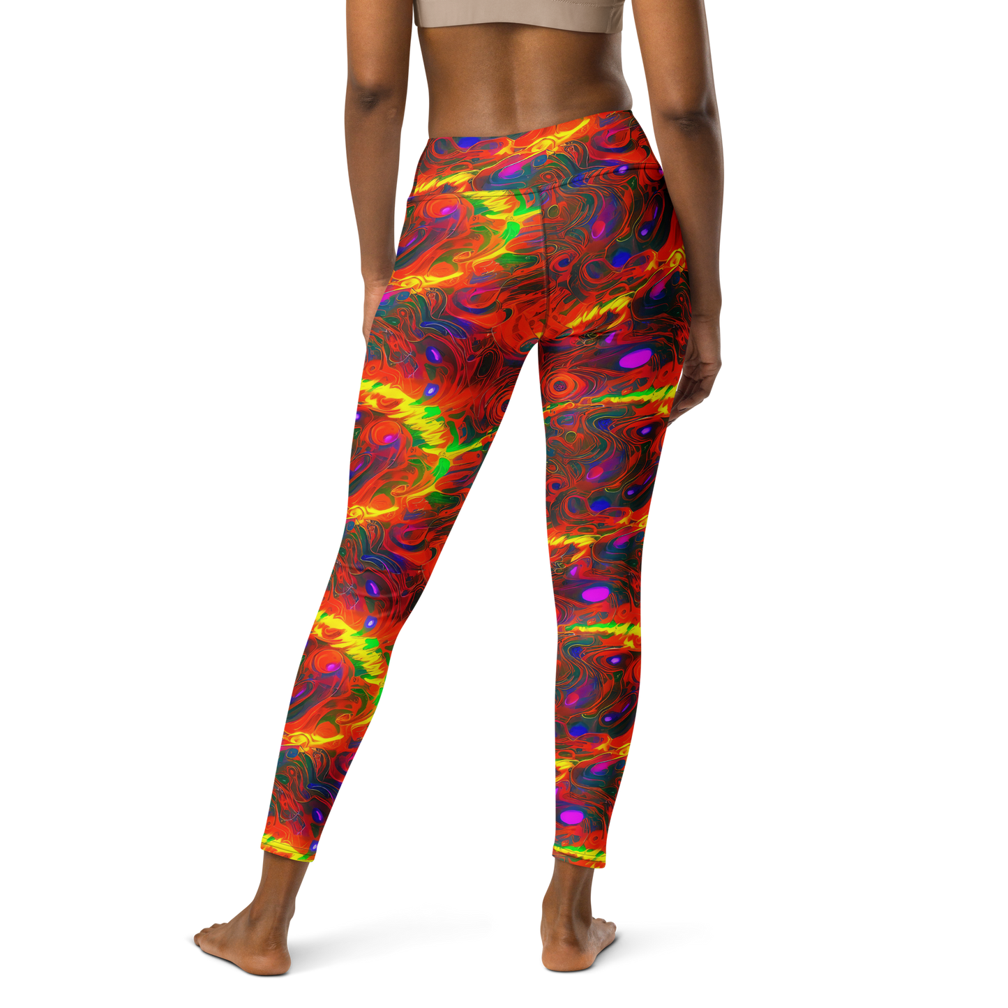 Yoga Leggings - Blampied Blaze