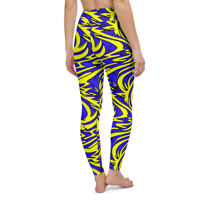 Yoga Leggings - Fleeting Firefly