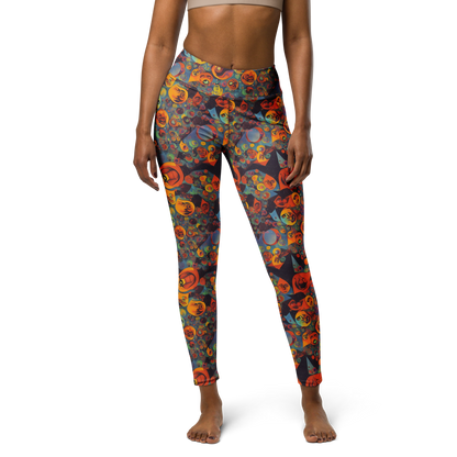 Yoga Leggings - Galactic Faces