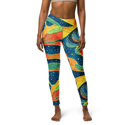 Yoga Leggings - Celestial Harmony