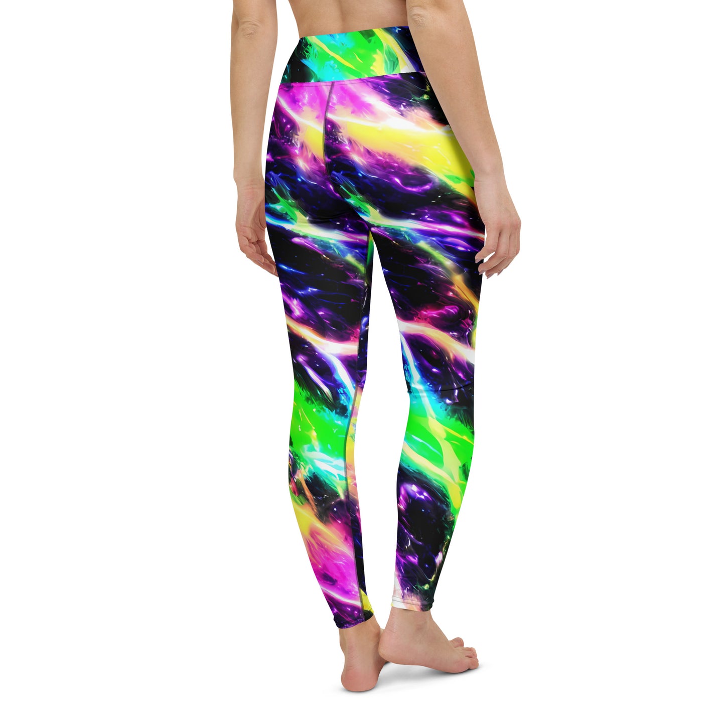 Yoga Leggings - Chromatic Surge