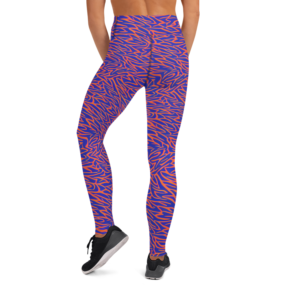 Yoga Leggings - Sapphire Swirl