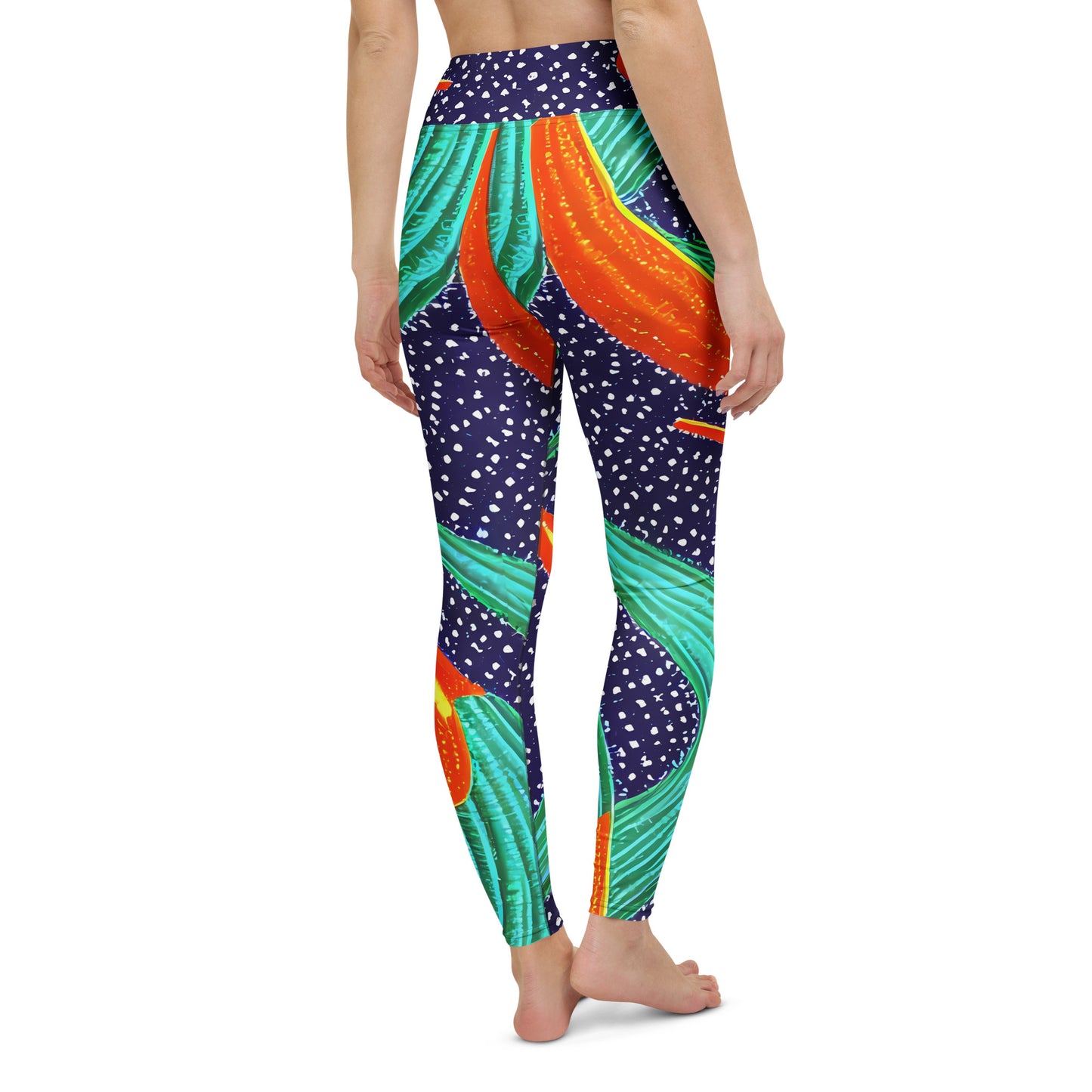 Yoga Leggings - Jungle Zephyr