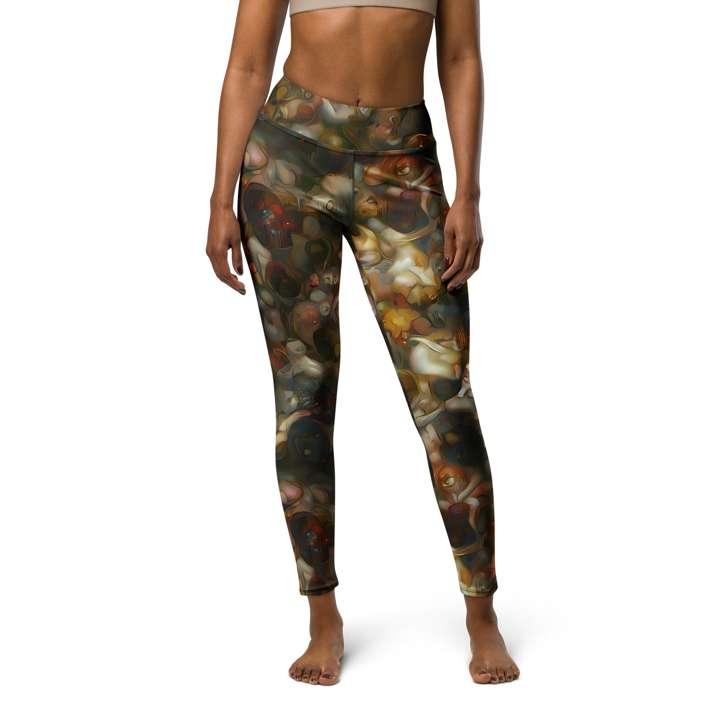 Yoga Leggings - Cryptic Canvas