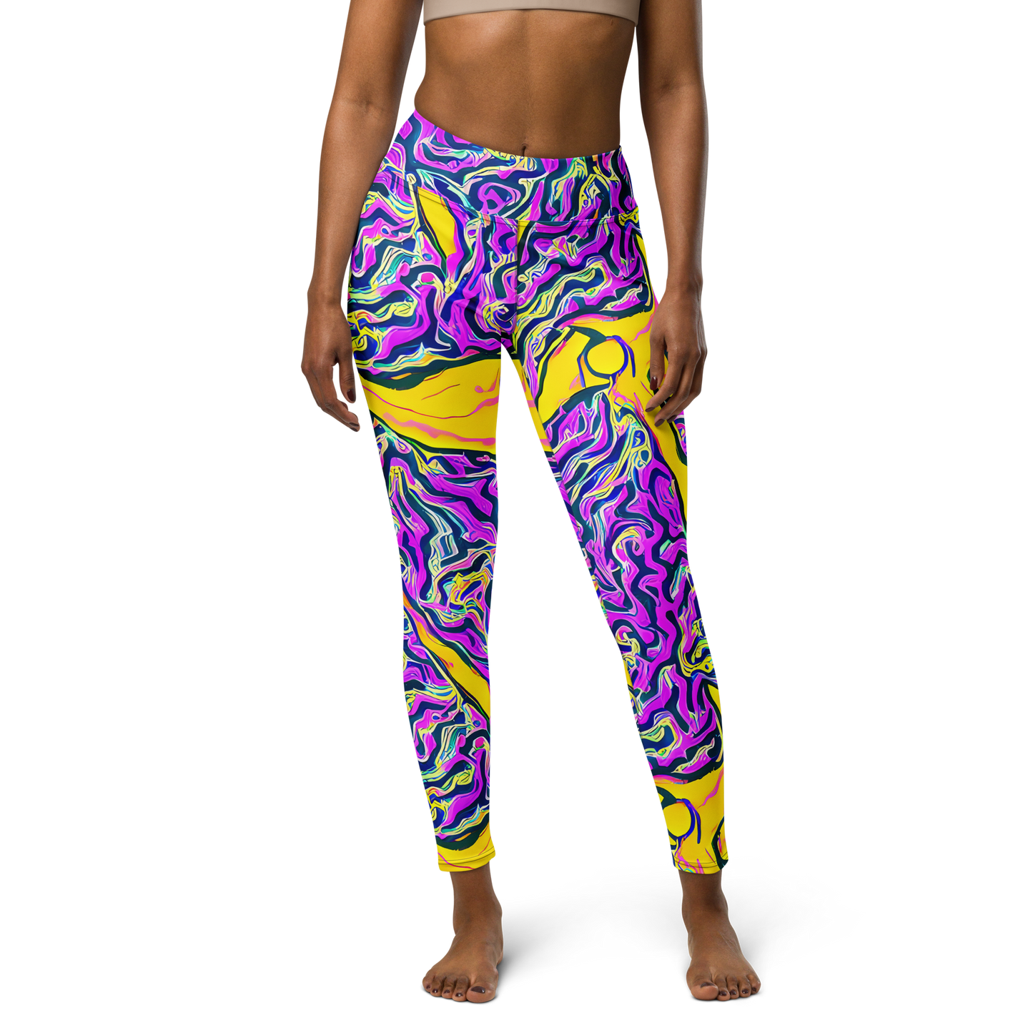 Yoga Leggings - Zenith Waves