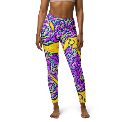 Yoga Leggings - Zenith Waves