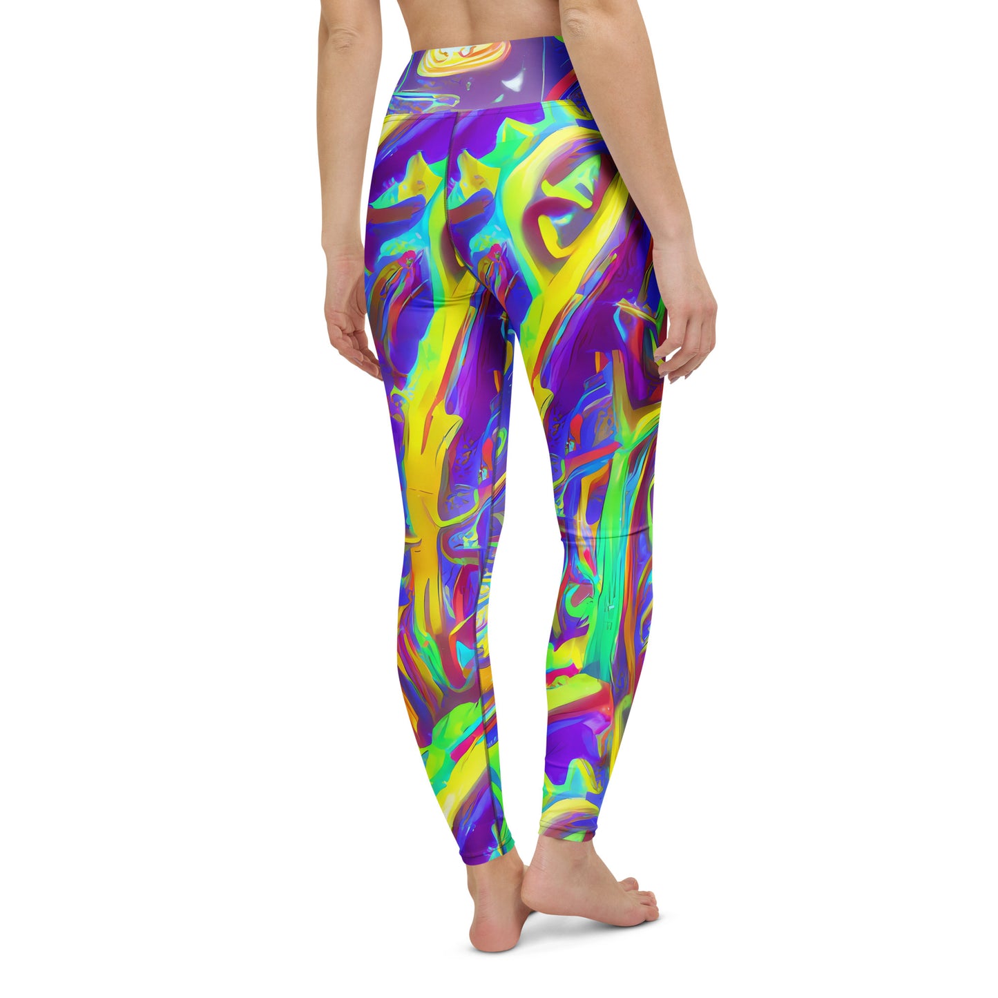 Yoga Leggings - Daliesque Drift