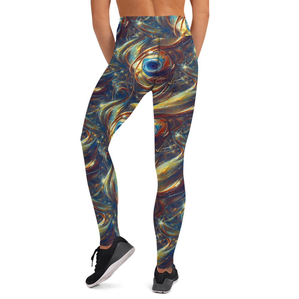 Yoga Leggings - Celestial Vortex