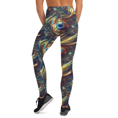 Yoga Leggings - Celestial Vortex