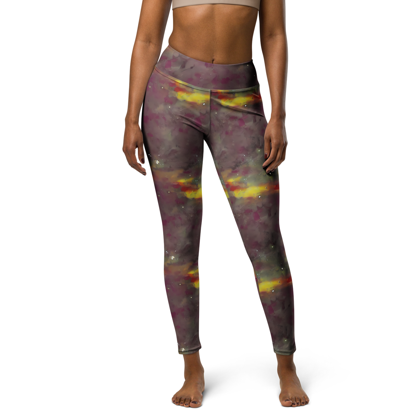 Yoga Leggings - Whispers of Autumn