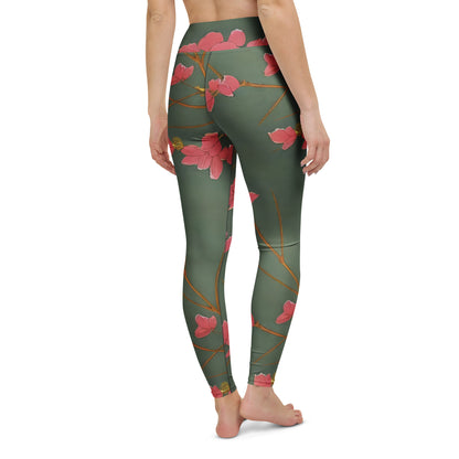 Yoga Leggings - Petal Symphony